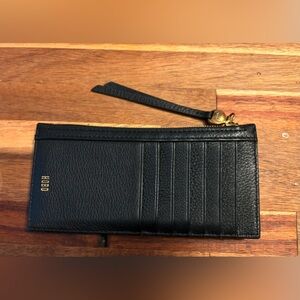 Hobo Black Leather Carte Card Holder/Wallet
